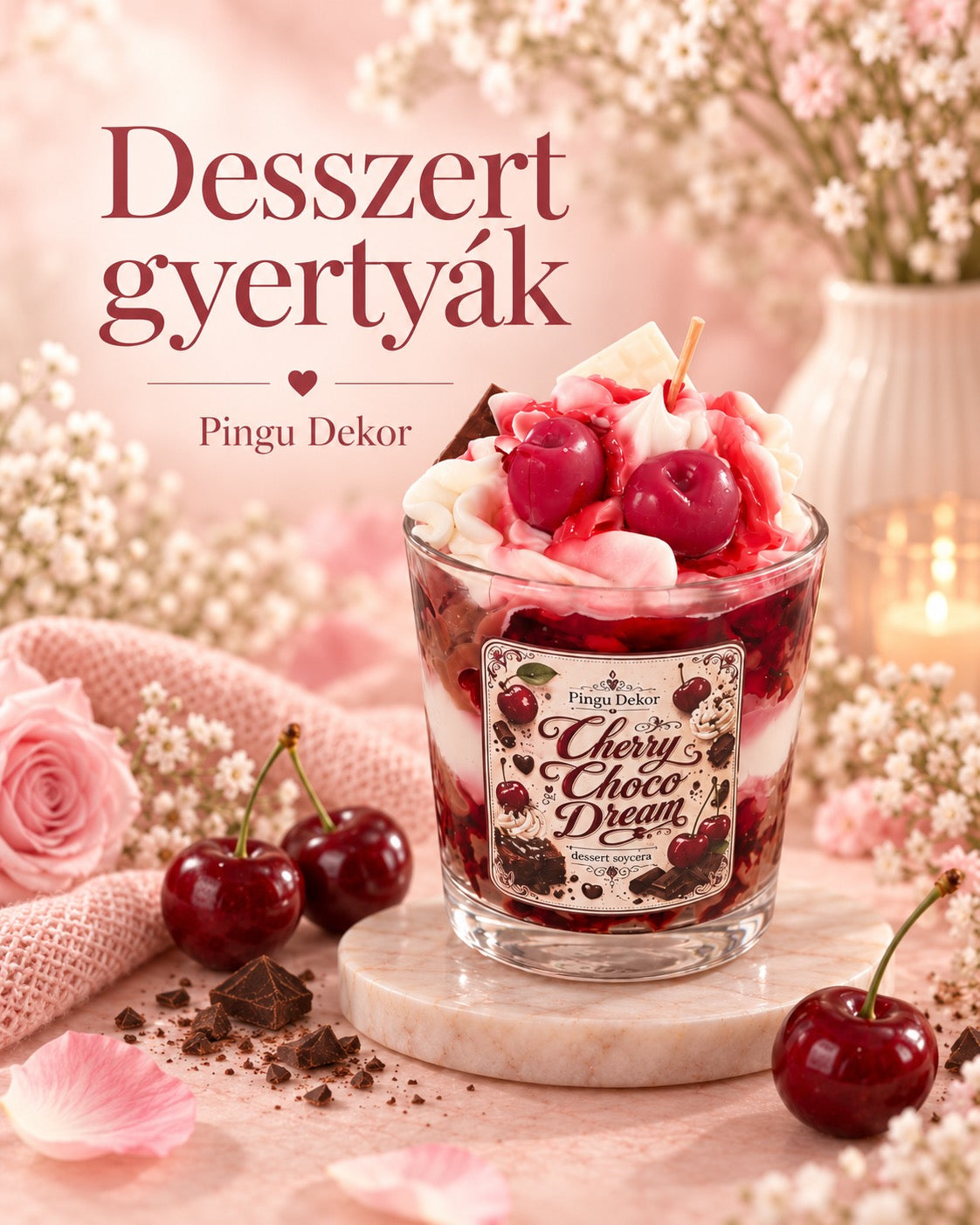 Desszert gyertyák