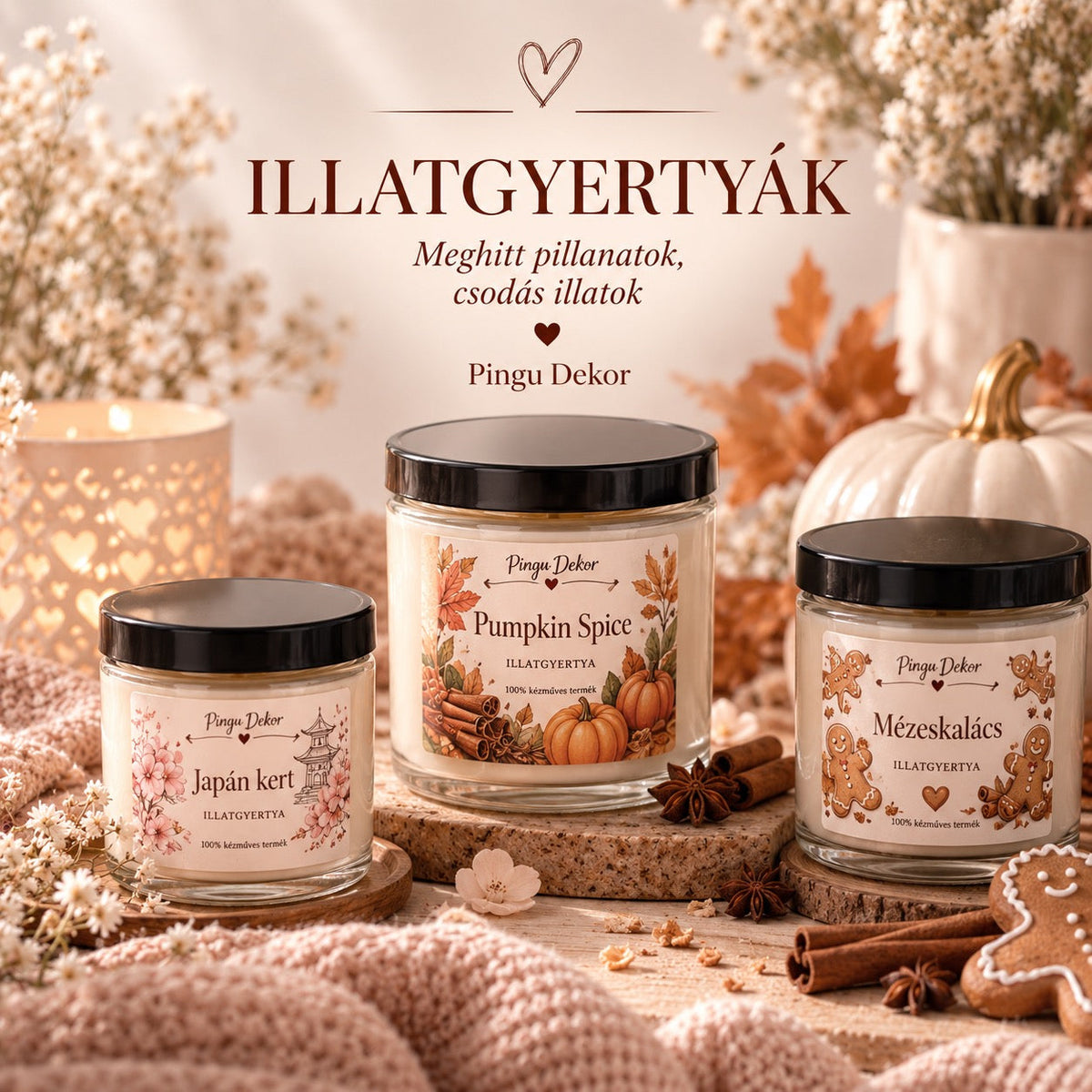 Illatgyertyák